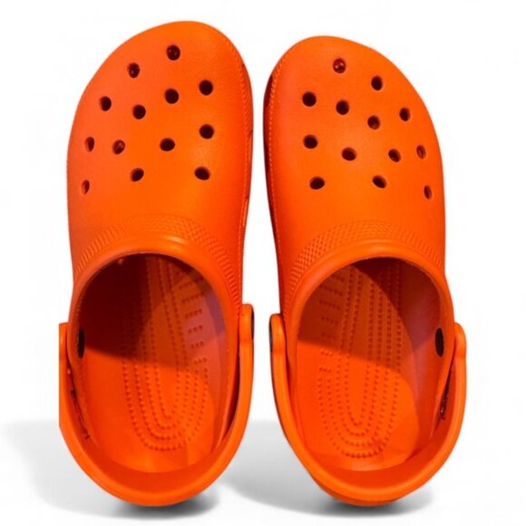 Crocs Classic Clogs – Orange – Men’s 7 / Women’s 9 – Excellent - Picture 5 of 7